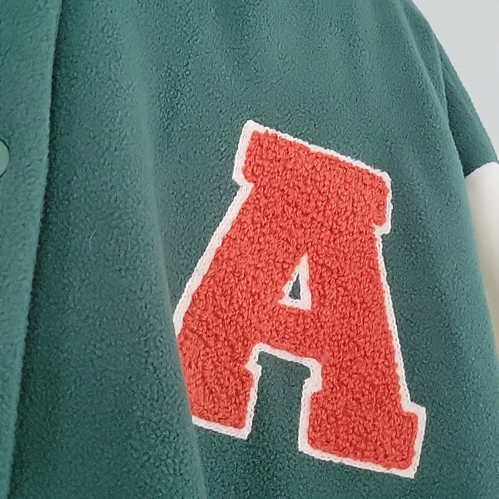 Fleece Letterman Jacket - Picture 2 of 7